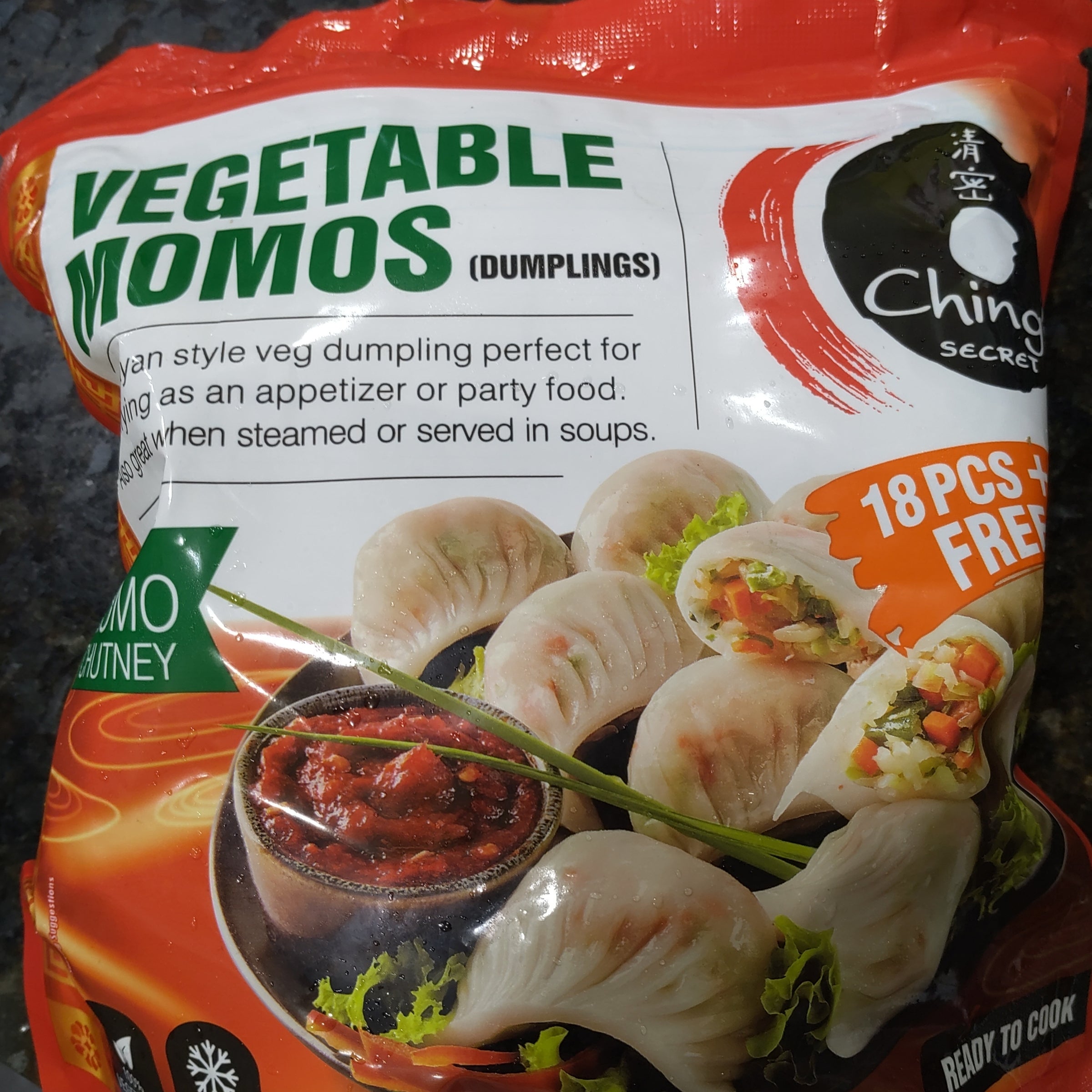 茶 MOMOS Chings Vegetable Momo 24pcs | Metro Spice Mart